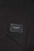 Dolce & Gabbana Dark Gray Logo Plaque Cotton Men Polo Shirt T-shirt